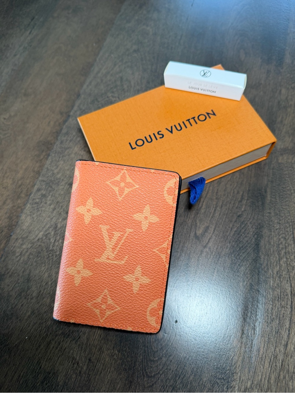 Louis Vuitton Orange Monogram Pocket Organizer